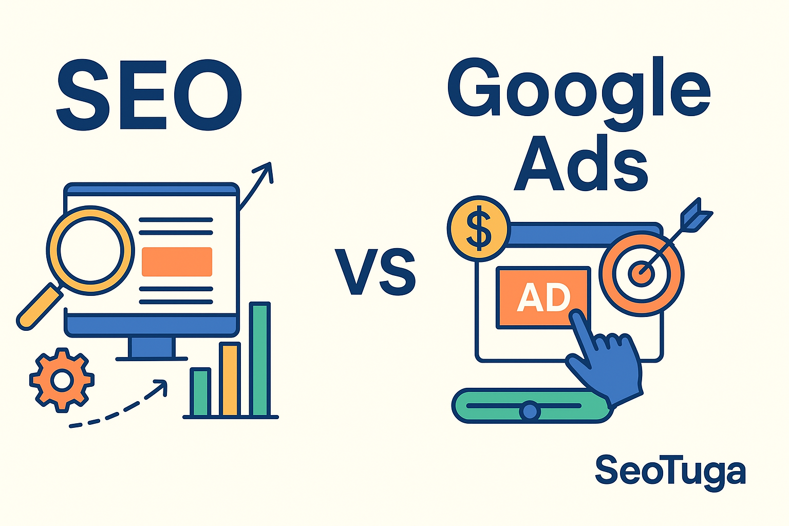 Diferença entre SEO e Google Ads: Qual é a Melhor Estratégia para o teu Negócio?