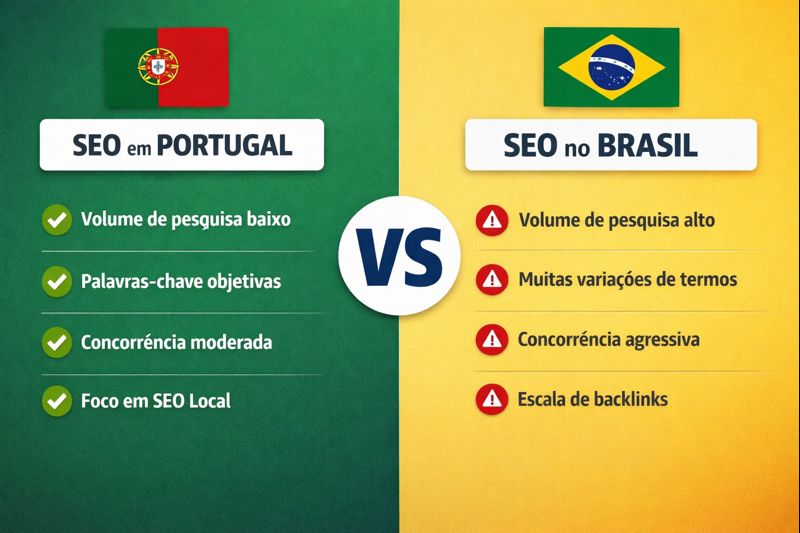 SEO em Portugal é diferente? O que muda face ao Brasil e outros mercados